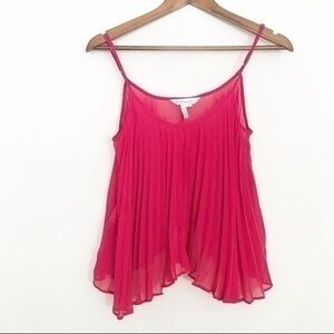 BCBGeneration Pleaded Sleeveless Top Size XS